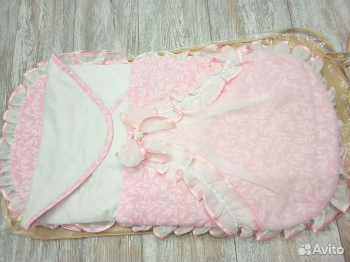 Конверт на выписку для девочки весна осень