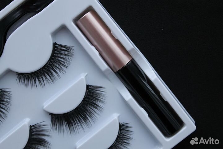 Набор ресницы с магнитами с магнитной подводкой
