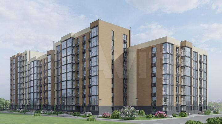 2-к. квартира, 72,2 м², 1/9 эт.