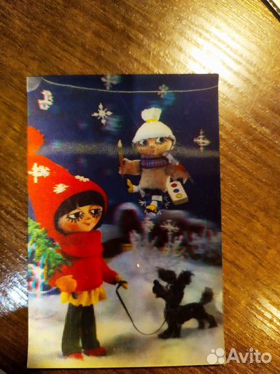 Календарики стерео СССР