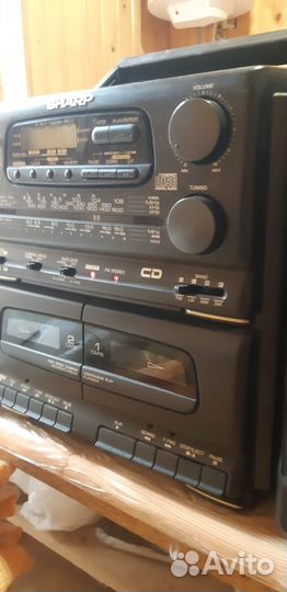 Магнитола Sharp system-CD555H(GY)