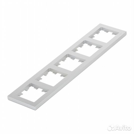 Рамка Systeme Electric AtlasDesign пятиместная алюминий (ATN000305)