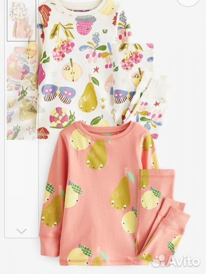 Next набор пижам 1,5-2 года(92) -2 шт