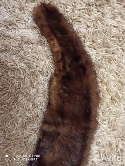 Меховой воротник норка