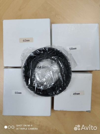 Резиновые бленды d49, 55, 58, 62 mm набором новые