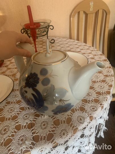 Чайники фарфоровые. Городница.ссср