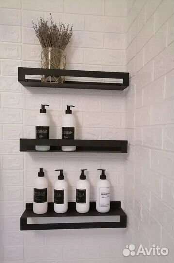 Полка для ванной комнаты (комплект 3 шт)