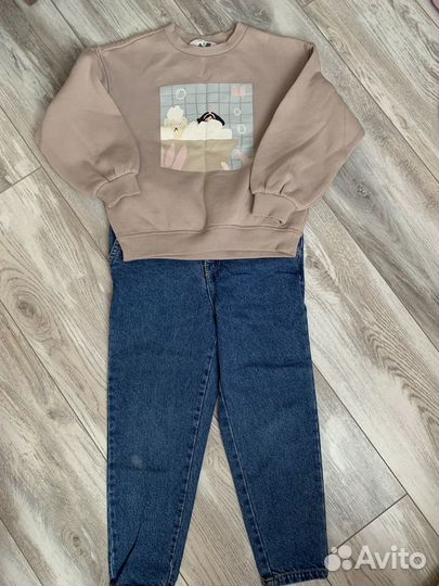 Вещи пакетом на девочку 116-122