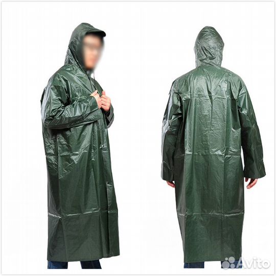 Плащ дождевик на молнии