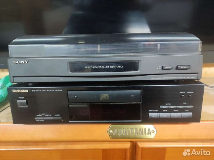 CD дека кассетная дека technics