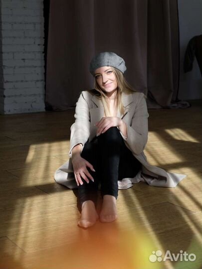 Берет вязаный