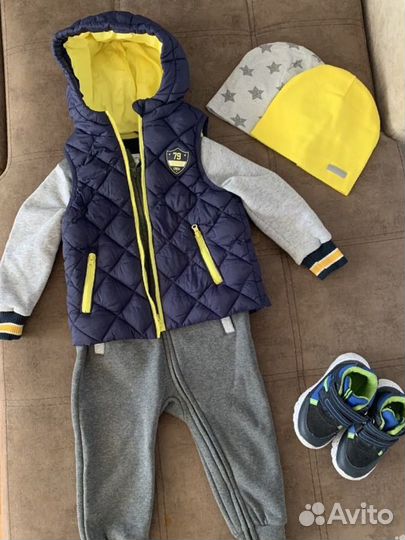 Жилет на мальчика 80-86