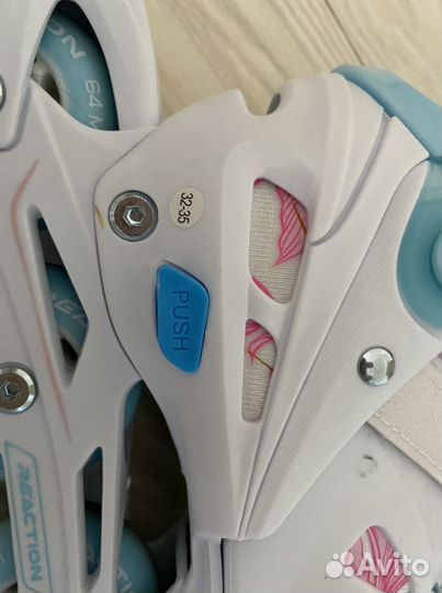 Детские ролики и защита и щлем