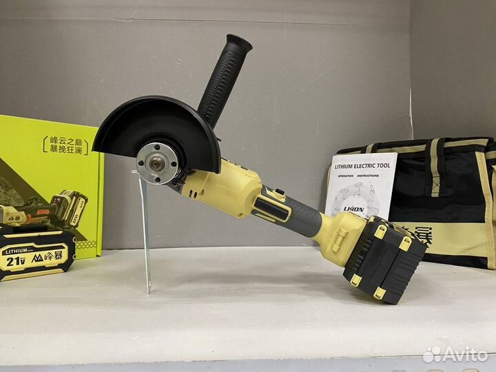 Беспроводная болгарка Ушм Feng Bao 2 АКБ 8Ач Новая