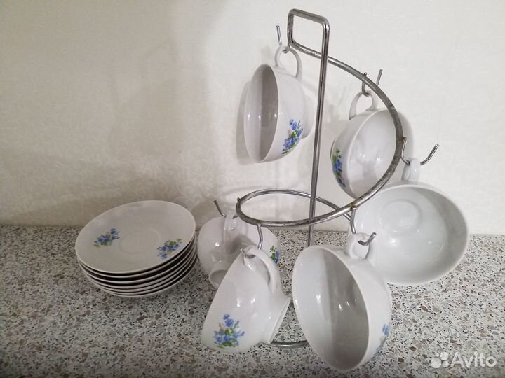 Сервиз чайный СССР 6 персон