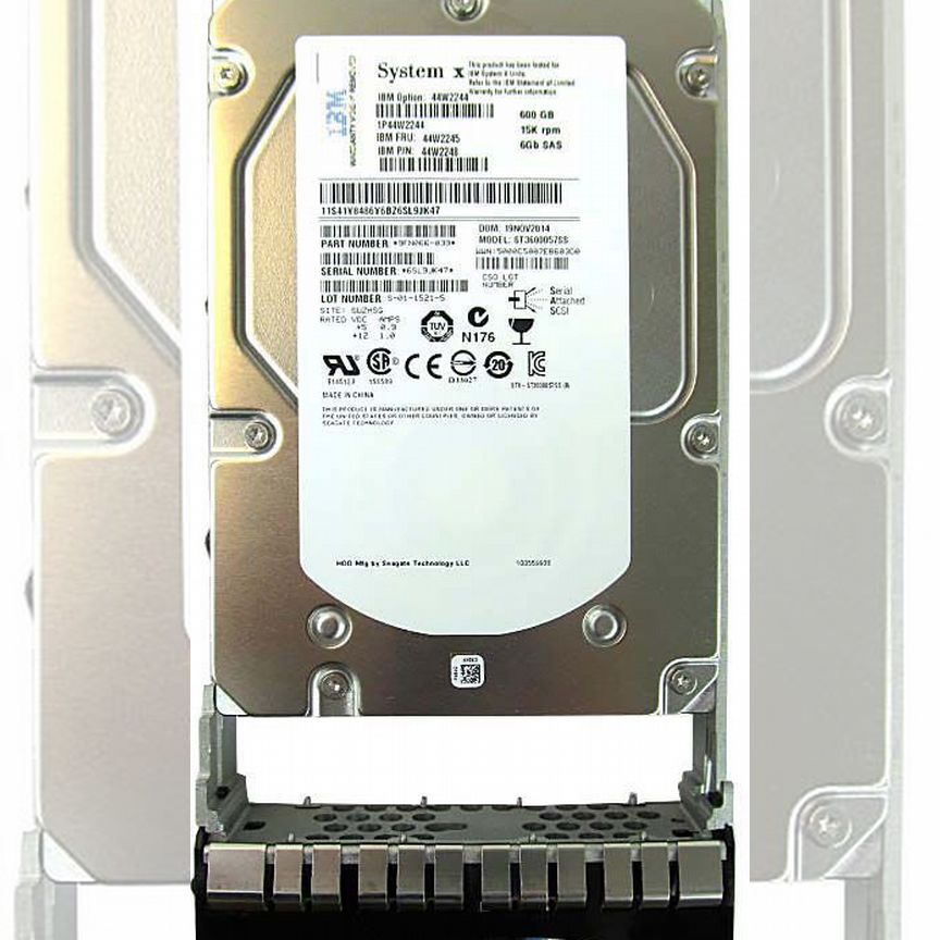 [44W2244] Жесткий Диск Ibm 600gb Sas 3,5" Hdd 44w2244