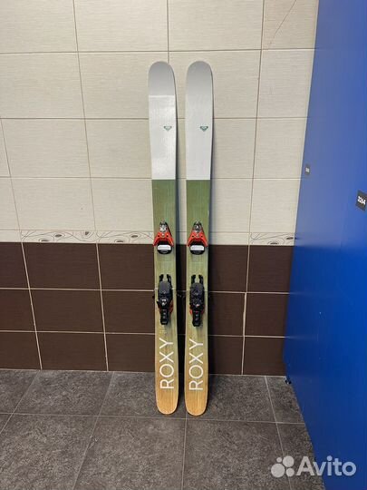 Горные лыжи для фрирайда + крепления