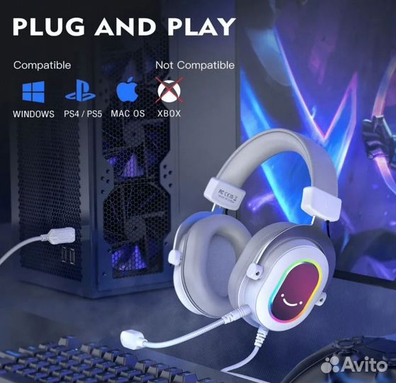 Компьютерные наушники Fifine H6 Gaming, Новые