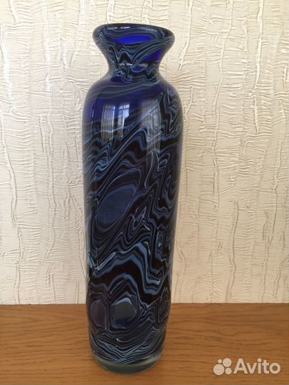 Вазы винтаж(гутное стекло,фаянс,смальта Богемия)