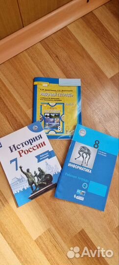 Информатика 8 кл, География 8 кл,История России 7к
