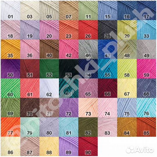 Пряжа YarnArt Jeans (Джинс)