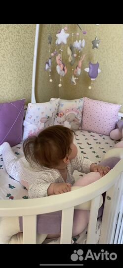 Бортики подушки в детскую кроватку