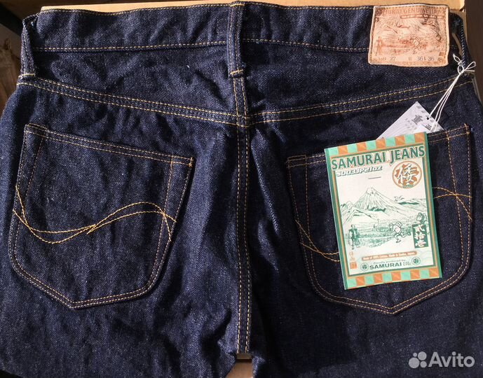 Японские джинсы Samurai Jeans S003JP21OZ Yamato 36