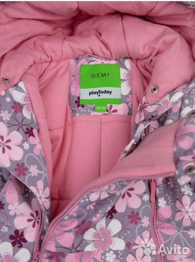 Комбинезон демисезонный для девочки 68 74