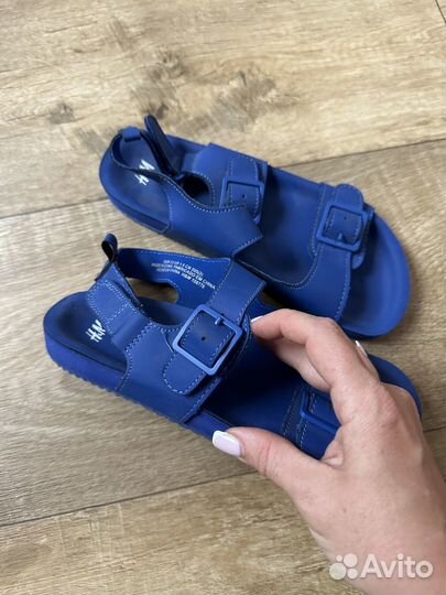 Сандали в стиле birkenstock от h&m 33 размер