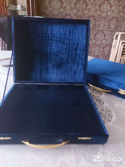 Мельхиоровый набор серебряная роза