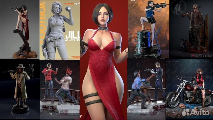 Фигурки из Resident Evil