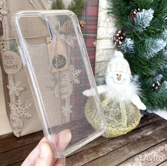 Чехол на iPhone Speck блестки противоударный