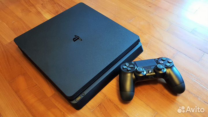 Sony PS4 slim 1tb 2 геймпада