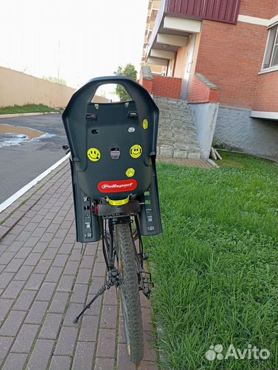 Детское велокресло на багажник polisport