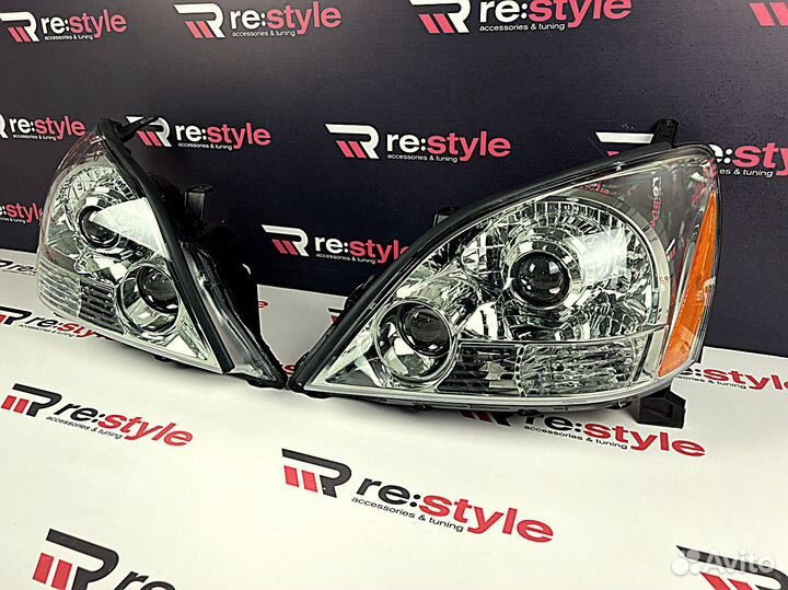 Фары Лексус GX470 Зеленые