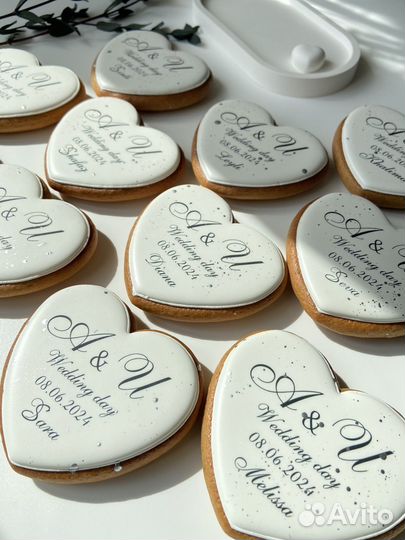 Свадебные пряники, корпоративные пряники