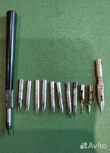 СССР Перья плакатные, писчие, тушь, худ. кисти