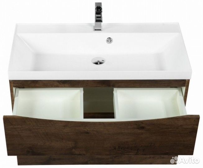 Мебель для ванной BelBagno Marino-H60 90-BB900/450-LV-MR-AST Rovere Moro