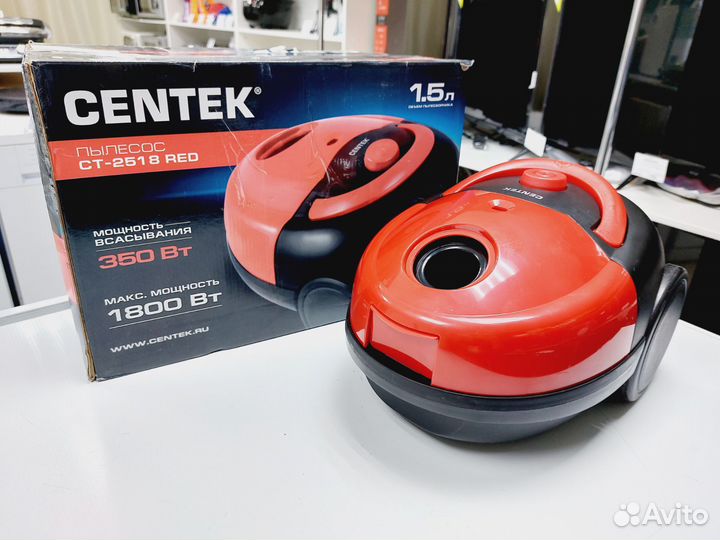 Пылесос Centek CT-2518 1800Вт с мешком (Окт139)