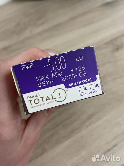 Контактные линзы Alcon Dailies Total1 Multifocal