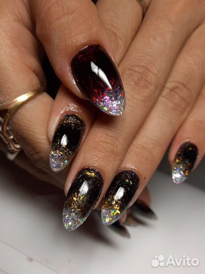 Наращивание ногтей, шеллак, педикюр