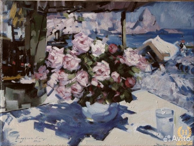 Константин Коровин «Розы» копия маслом под заказ