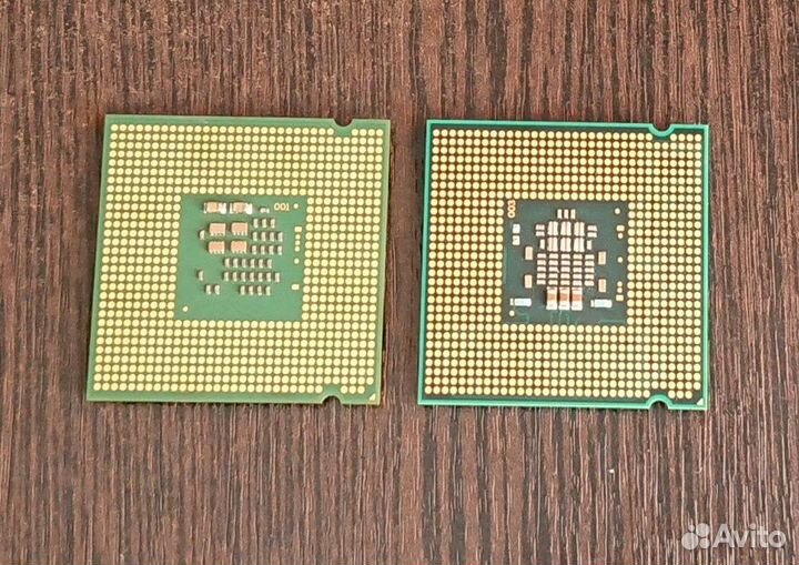 Два процессора intel Celeron D и Pentium dual-core