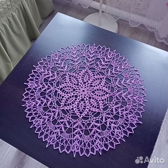 Вязаные салфетки