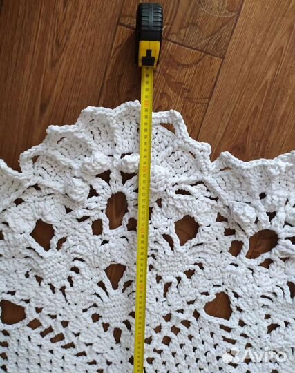 Ковер вязаный, ручной работы