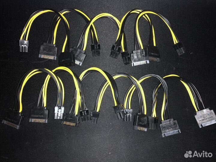 Переходник SATA - 6 pin много