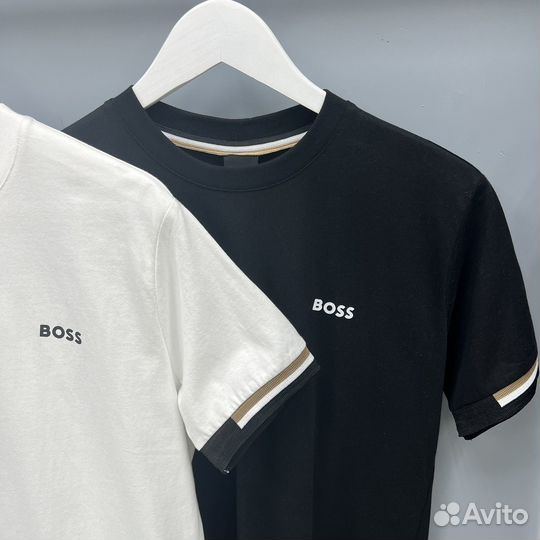 Футболка мужская новая boss