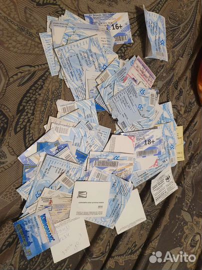 Старые билеты в кино 2004-2020 годов