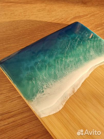 Доска разделочная с эпоксидной смолой