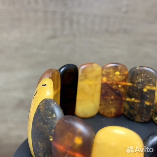 Браслет Янтарный Сделано В СССР Ретро Янтарь